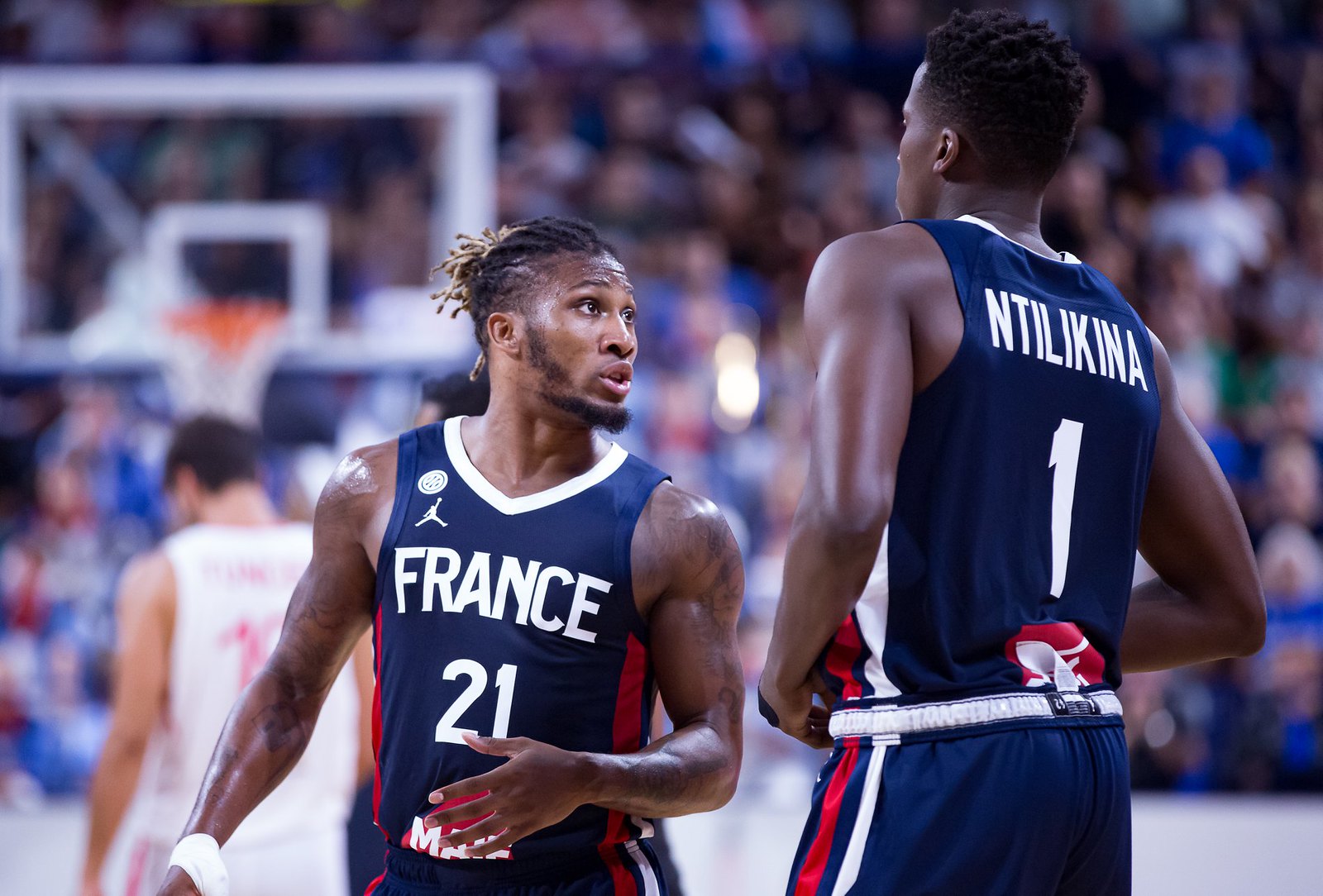 Andrew Albicy et Frank Ntilikina France 2019