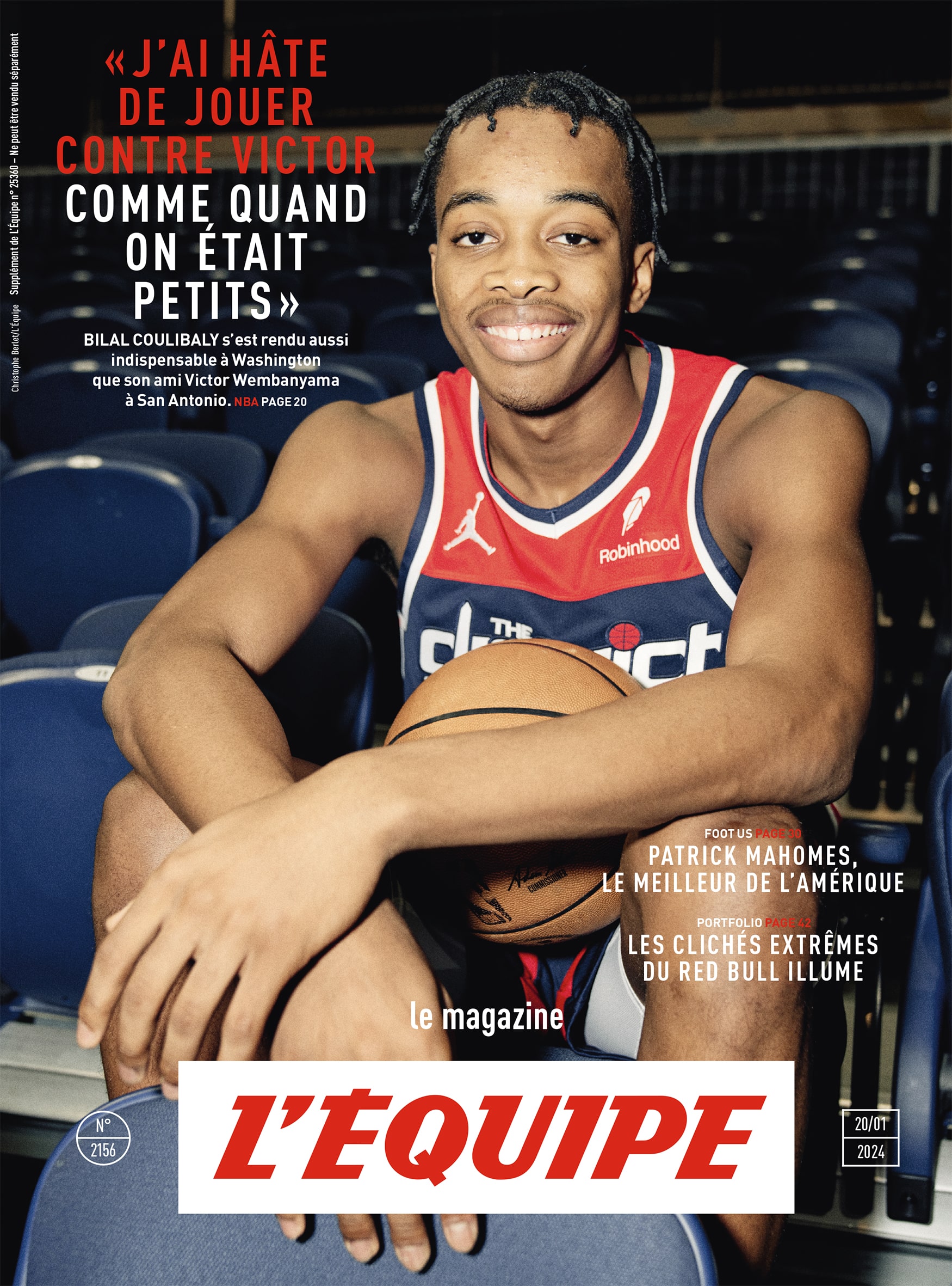 Bilal Coulibaly Une L'Equipe Mag 20 janvier 2024