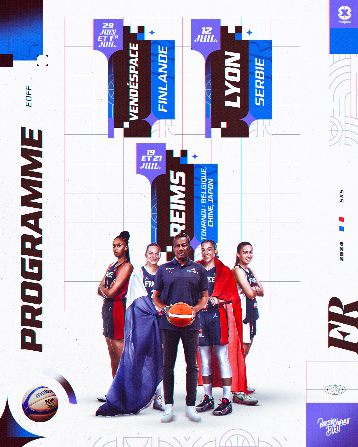 équipe de France 2024 féminine préparation