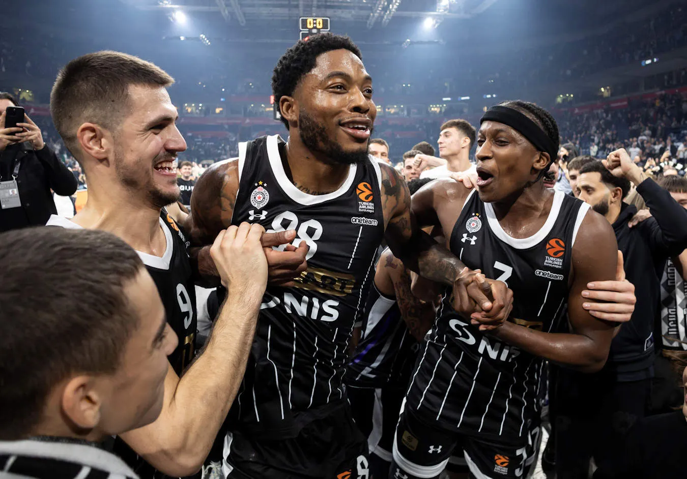 Tyrique Jones Frank Ntilikina Partizan Belgrade