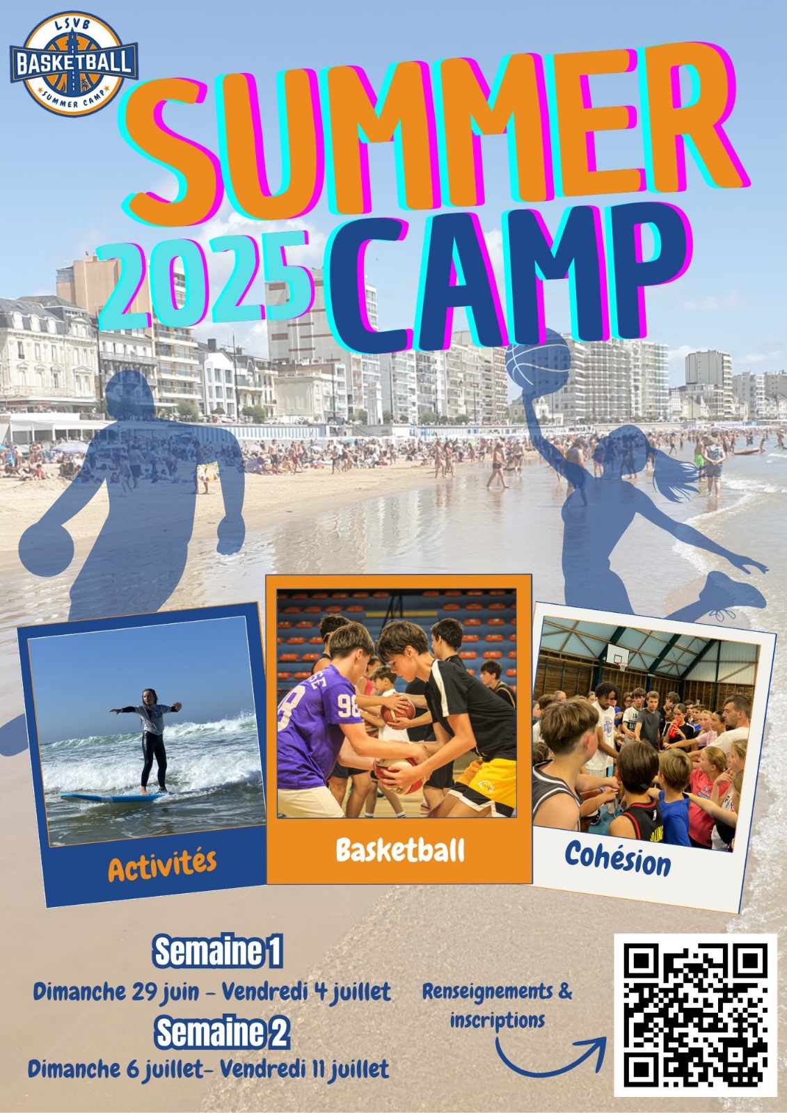 Affiche Summer Camp Les Sables