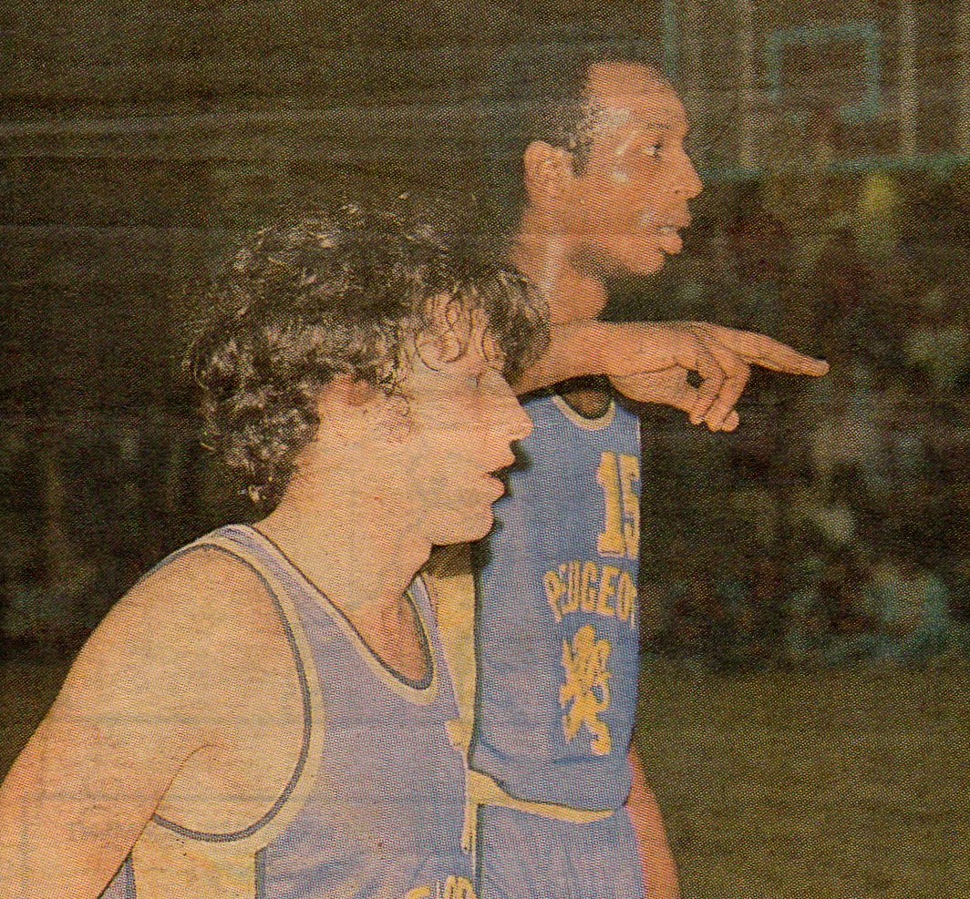 Pascal Tanguy et Ken Dancy lors de la saison 1983-1984