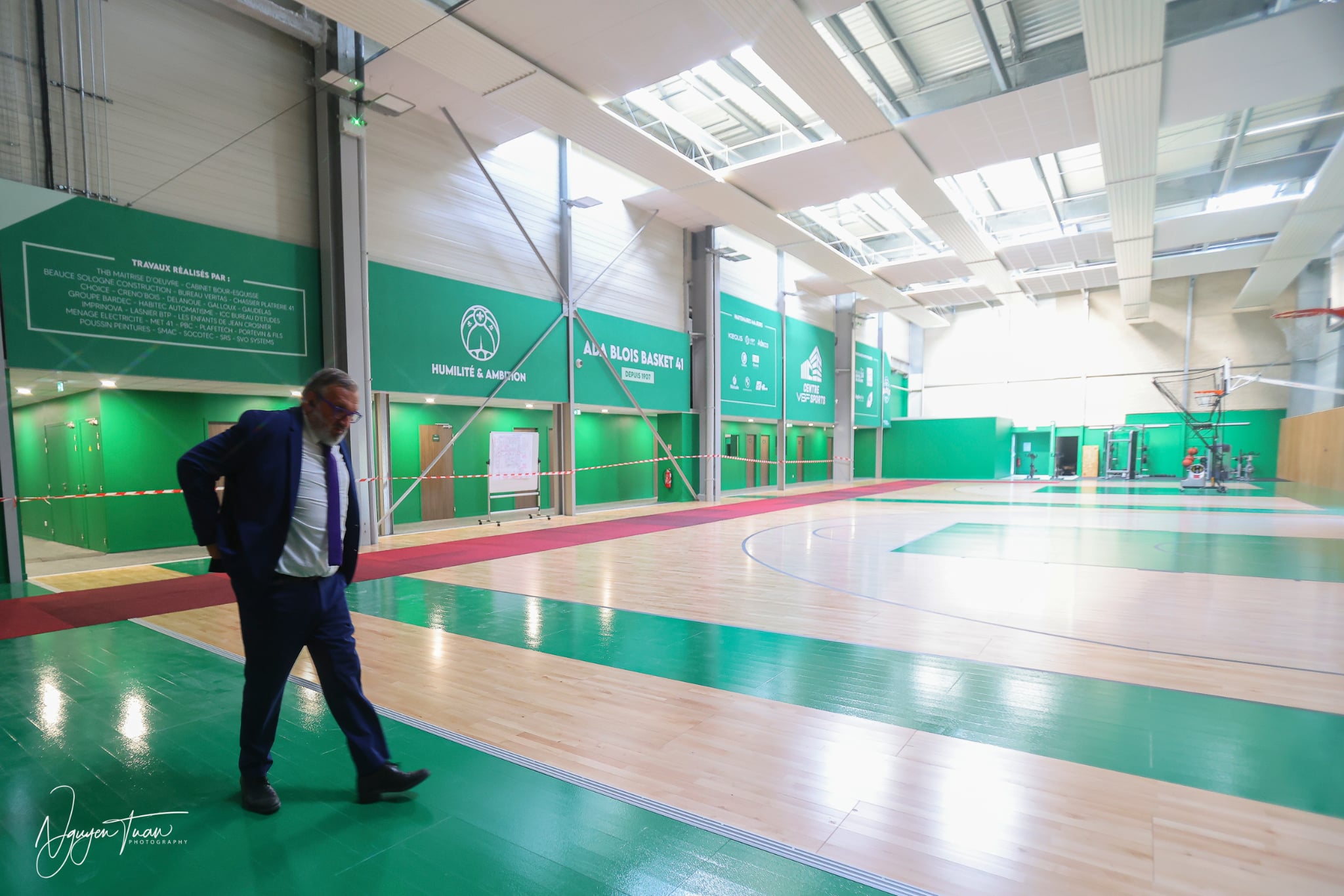 The 3x3 courts at ADA Blois performance center