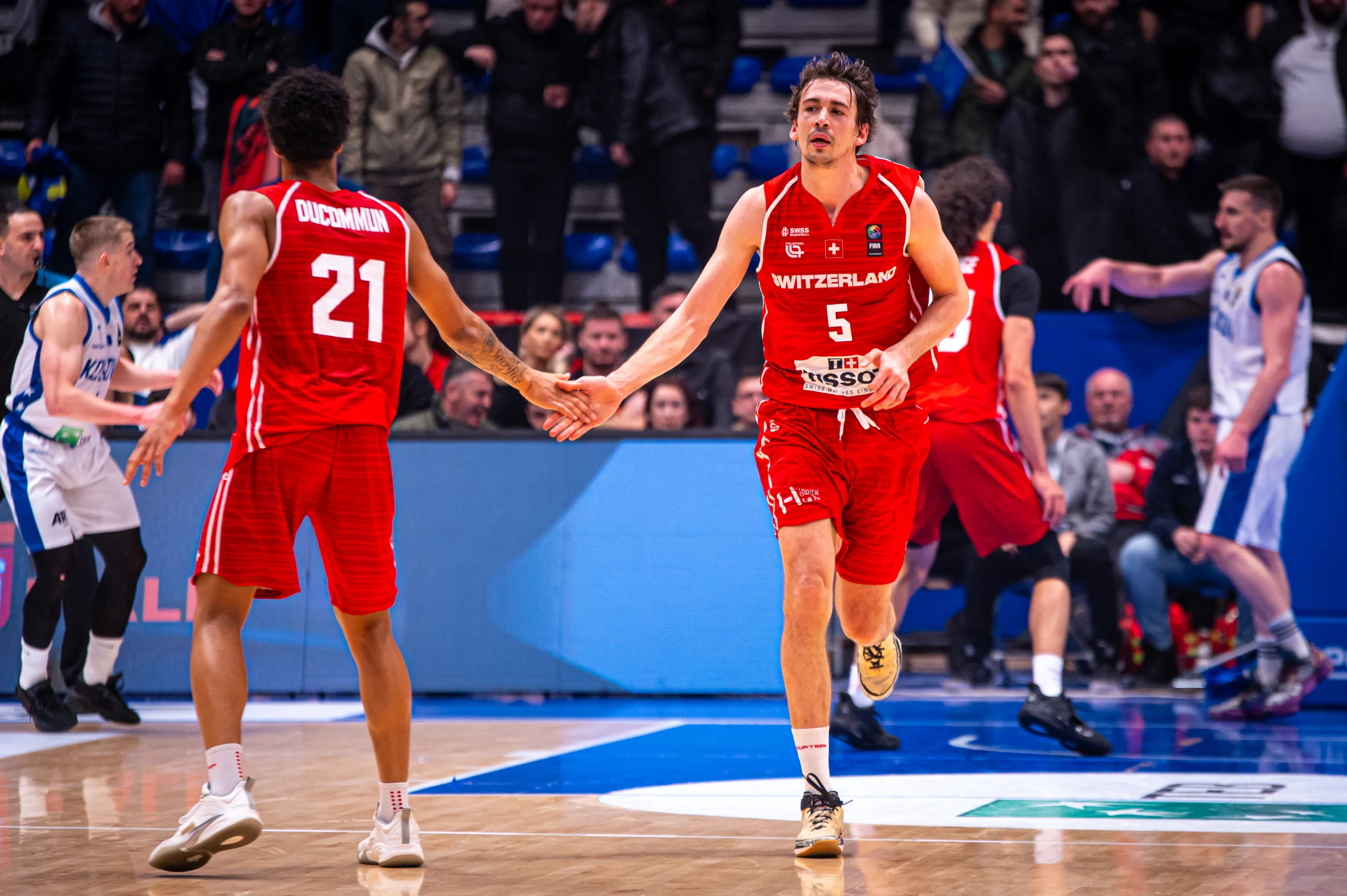 Paul Gravet avec la sélection de Suisse