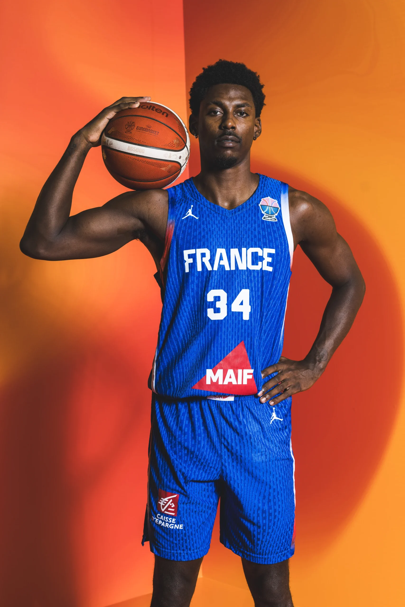 Jaylen Hoard va vivre son premier Euro avec les Bleus (photo : FIBA)