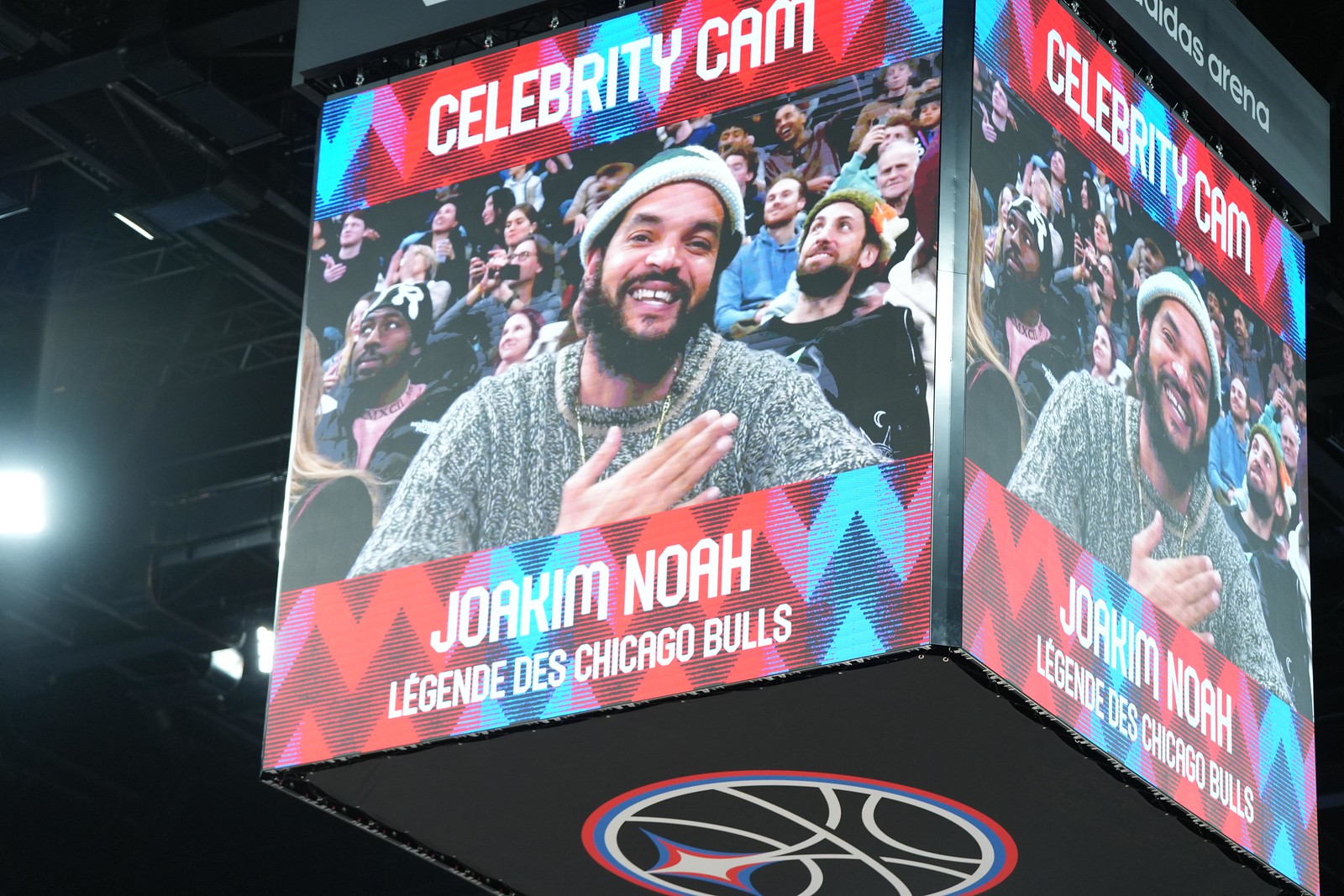 Joakim Noah lors de Paris - Cholet en janvier 2025