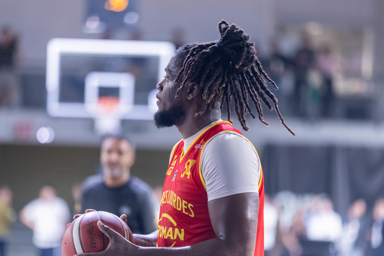 Mike Joseph on September 30 in championship game at Toulouse with Tarbes-Lourdes, days before his arrest