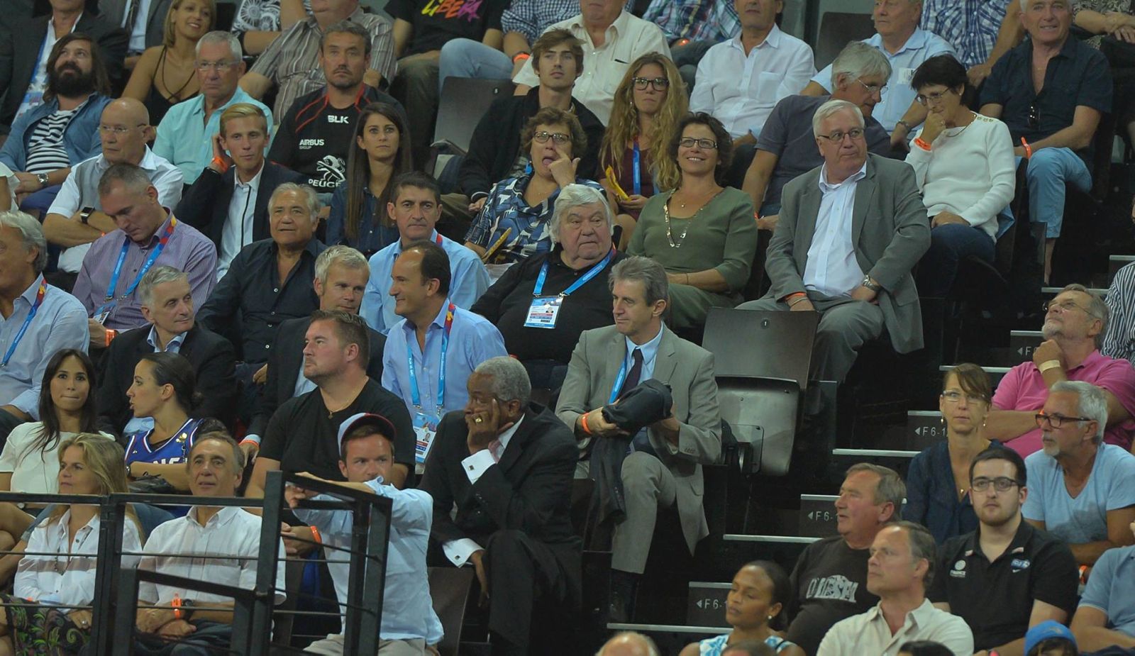 Tony Parker lors de l'EuroBasket 2015 à Montpellier