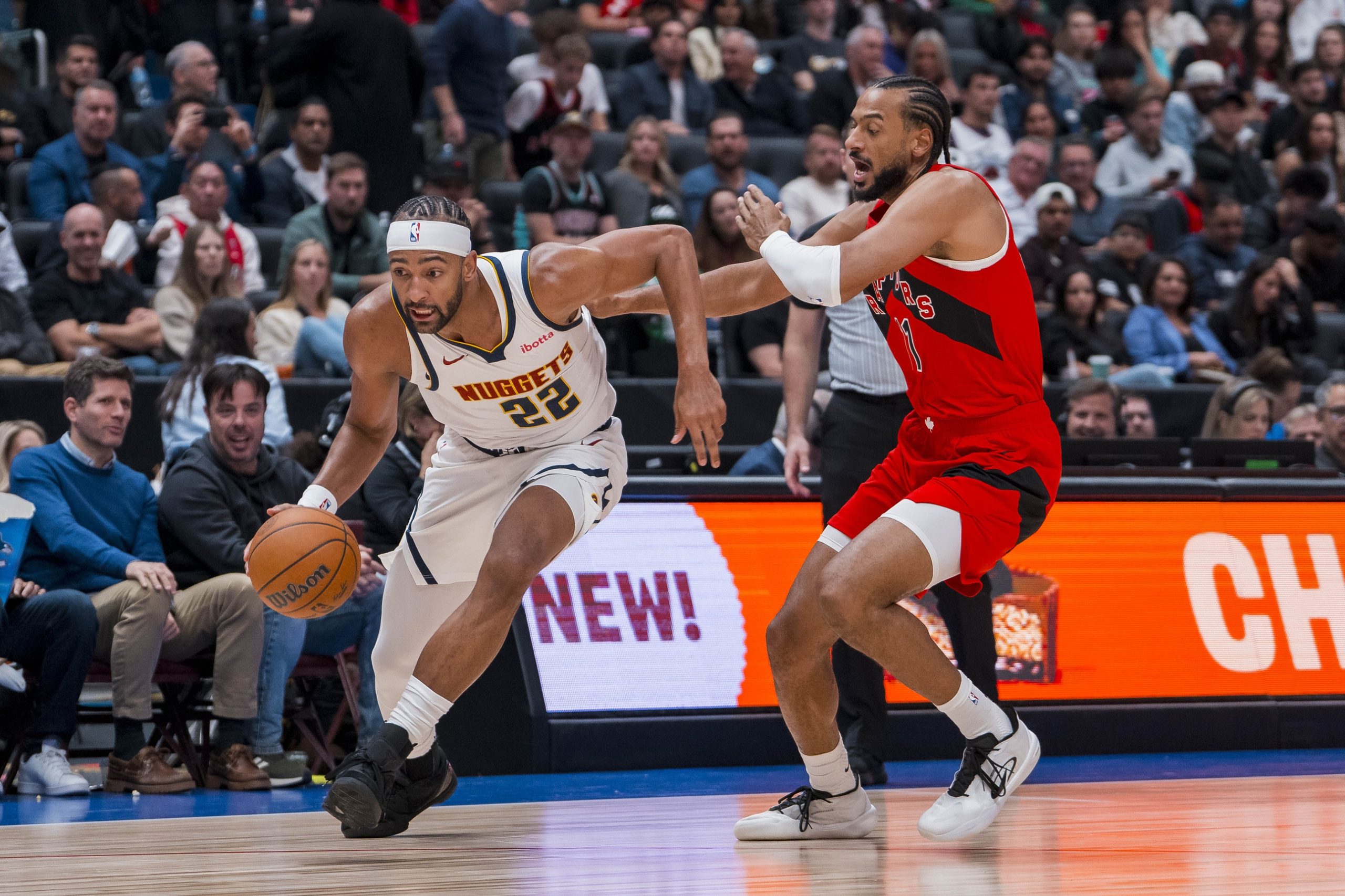 Olivier Sarr est attendu dans un rôle défensif chez les Raptors (crédit photo : Bob Frid-Imagn Images)