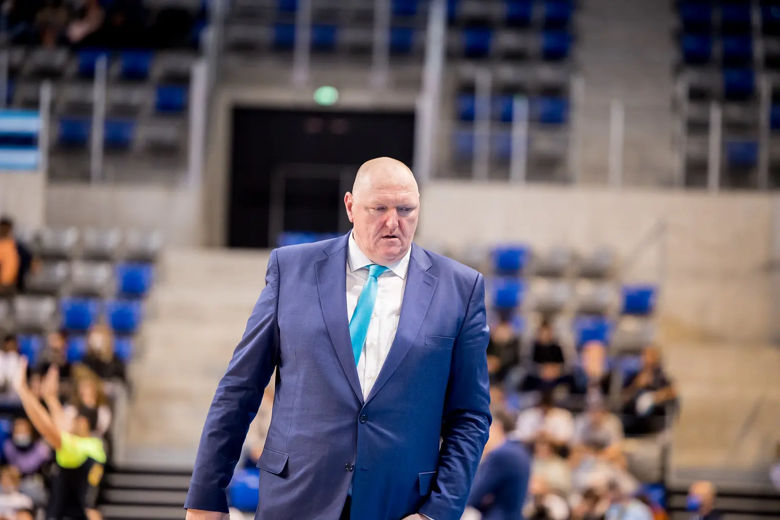 Daniel Goethals dans le costume de coach à Antibes