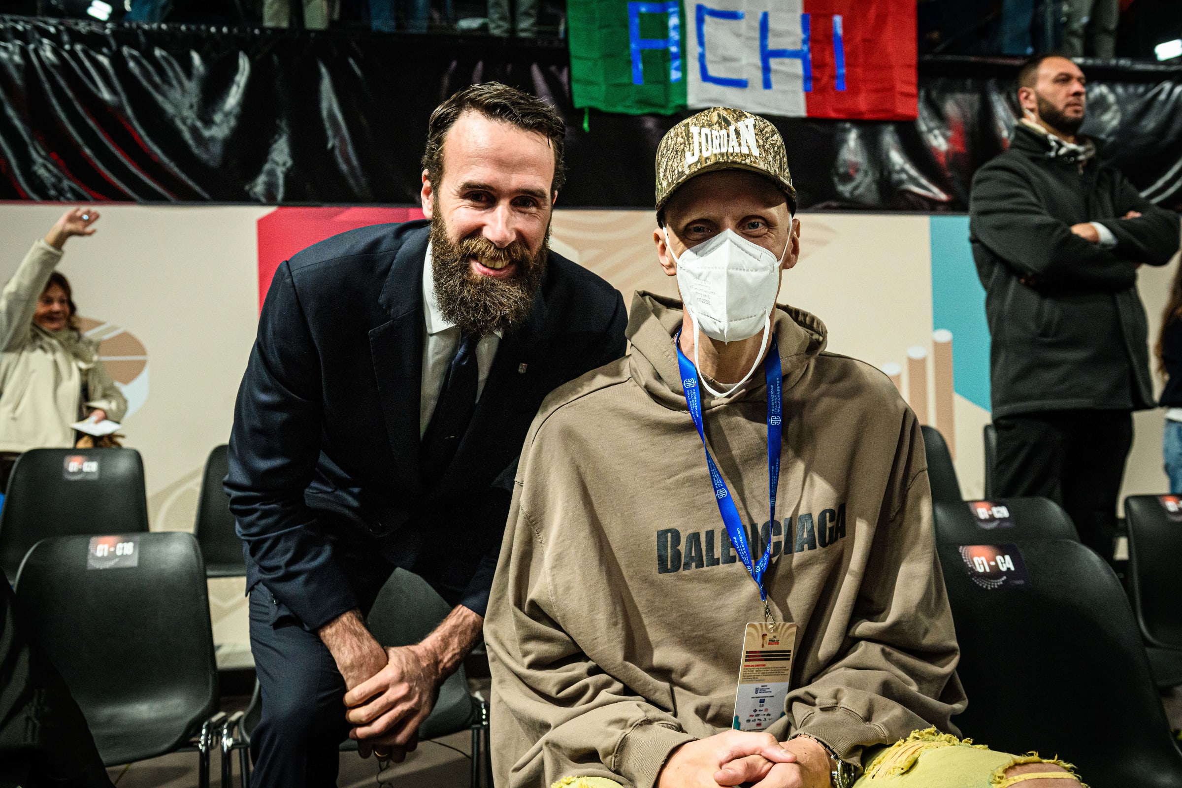 Gigi Datome avec Achille Polonara 