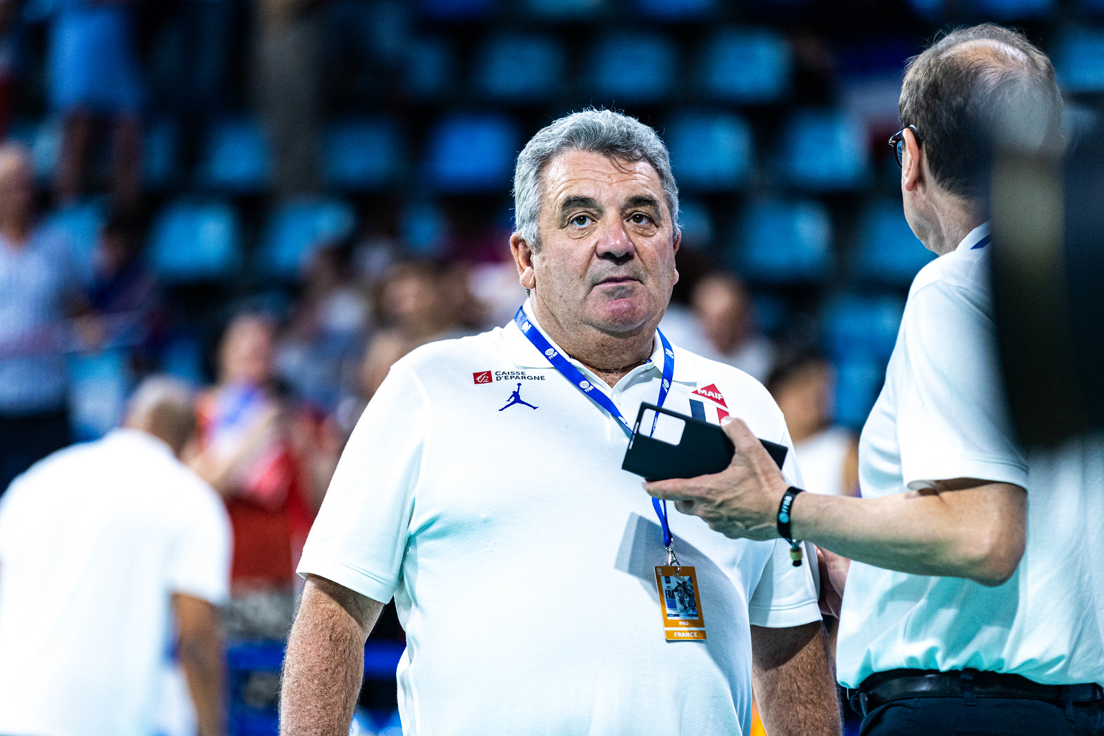 Pascal Donnadieu est lui aussi derrière le banc de l'équipe de France