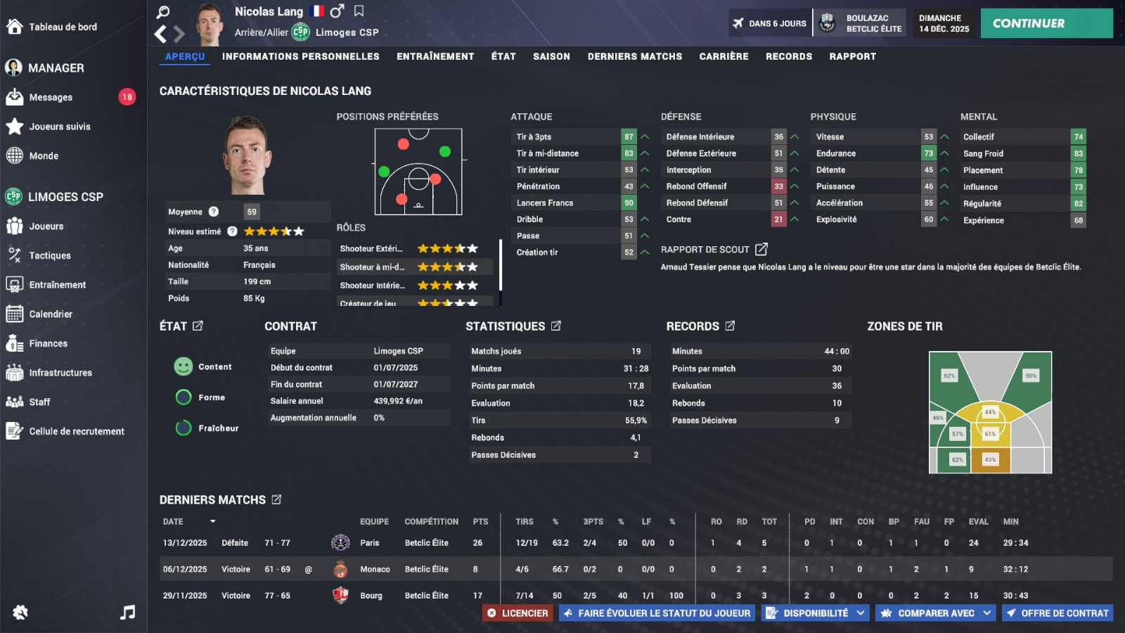 Nicolas Lang Pro Basketball Manager