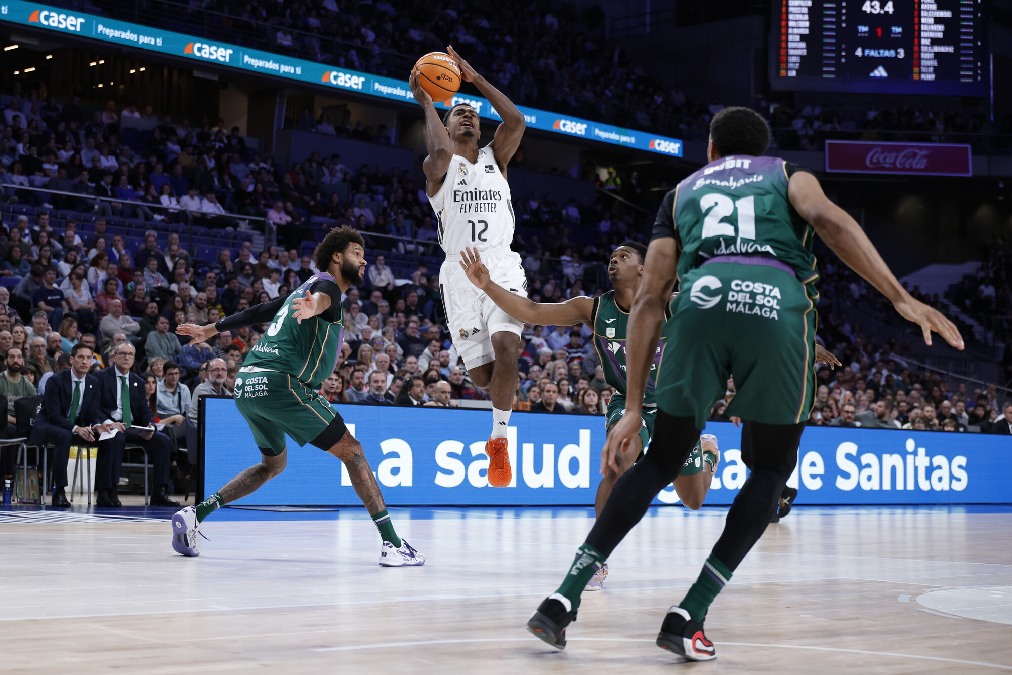 Théo Maledon allait mieux ce dimanche contre Malaga
