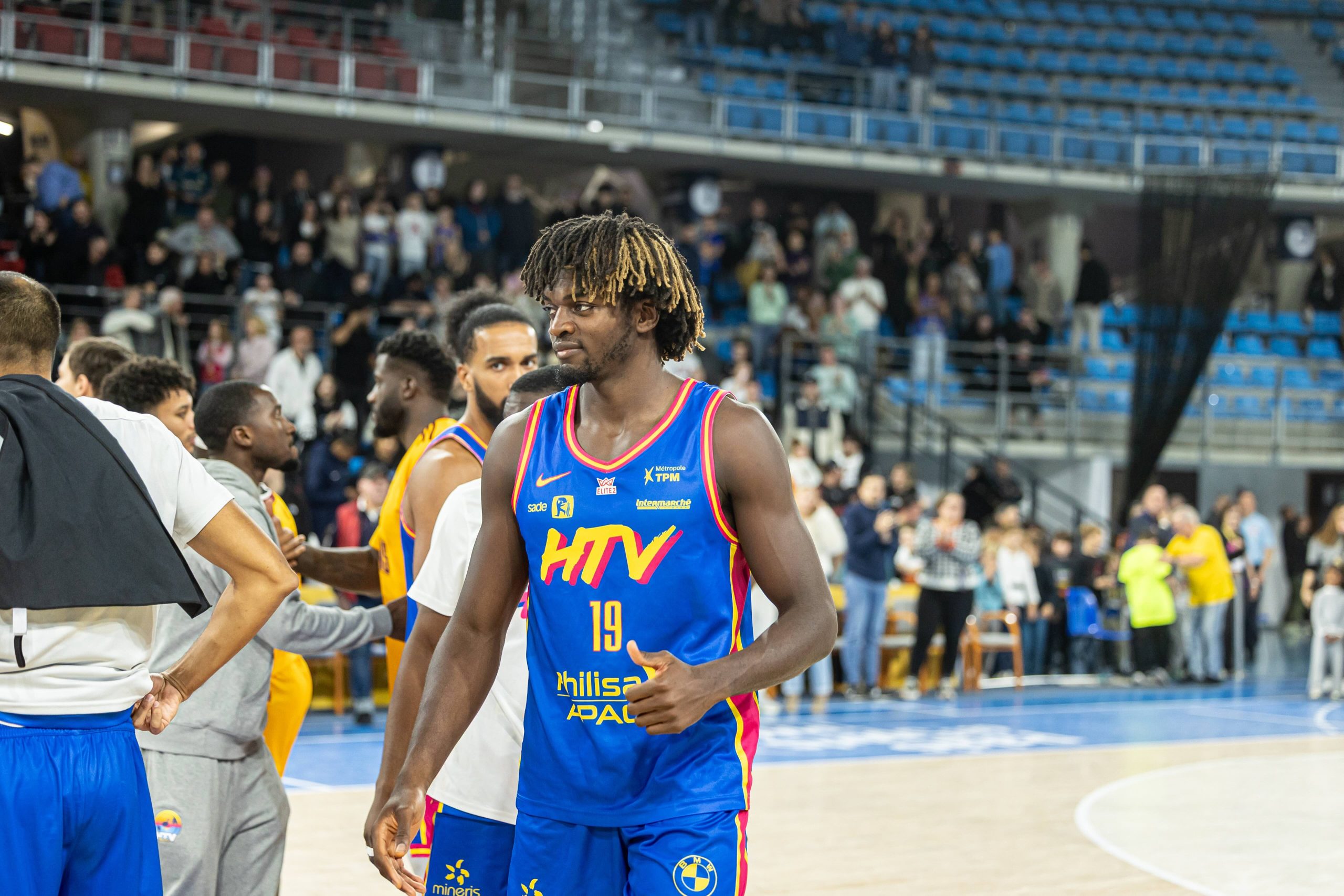 Avec le HTV, Ndjock vit sa 3e saison en Élite 2. Crédit photo : Sébastien Grasset