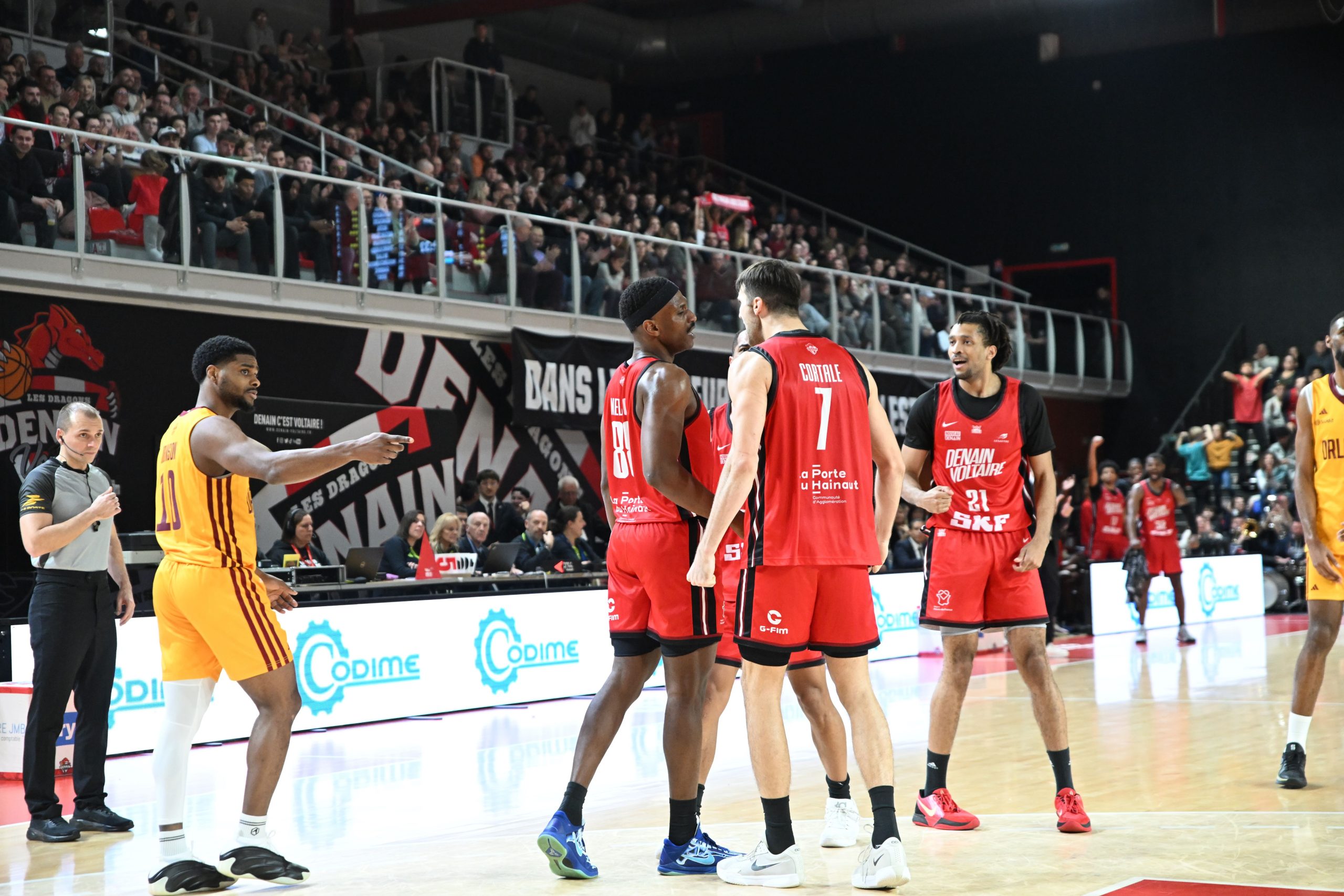 Olivier Cortale lors de la victoire face à Orléans