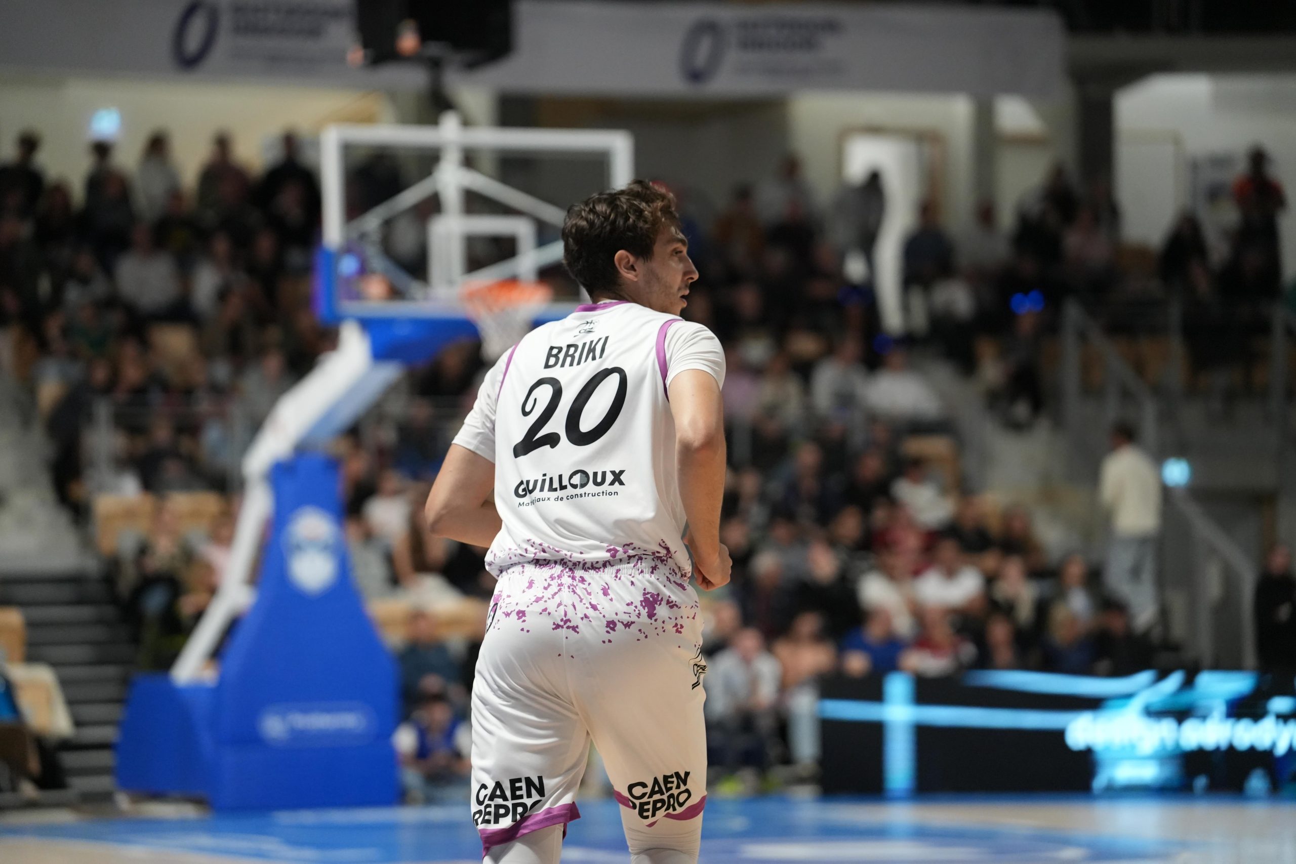 En seulement une saison, Briki s'impose déjà parmi les joueurs majeurs du CBC. Crédit photo : Caen Basket Calvados