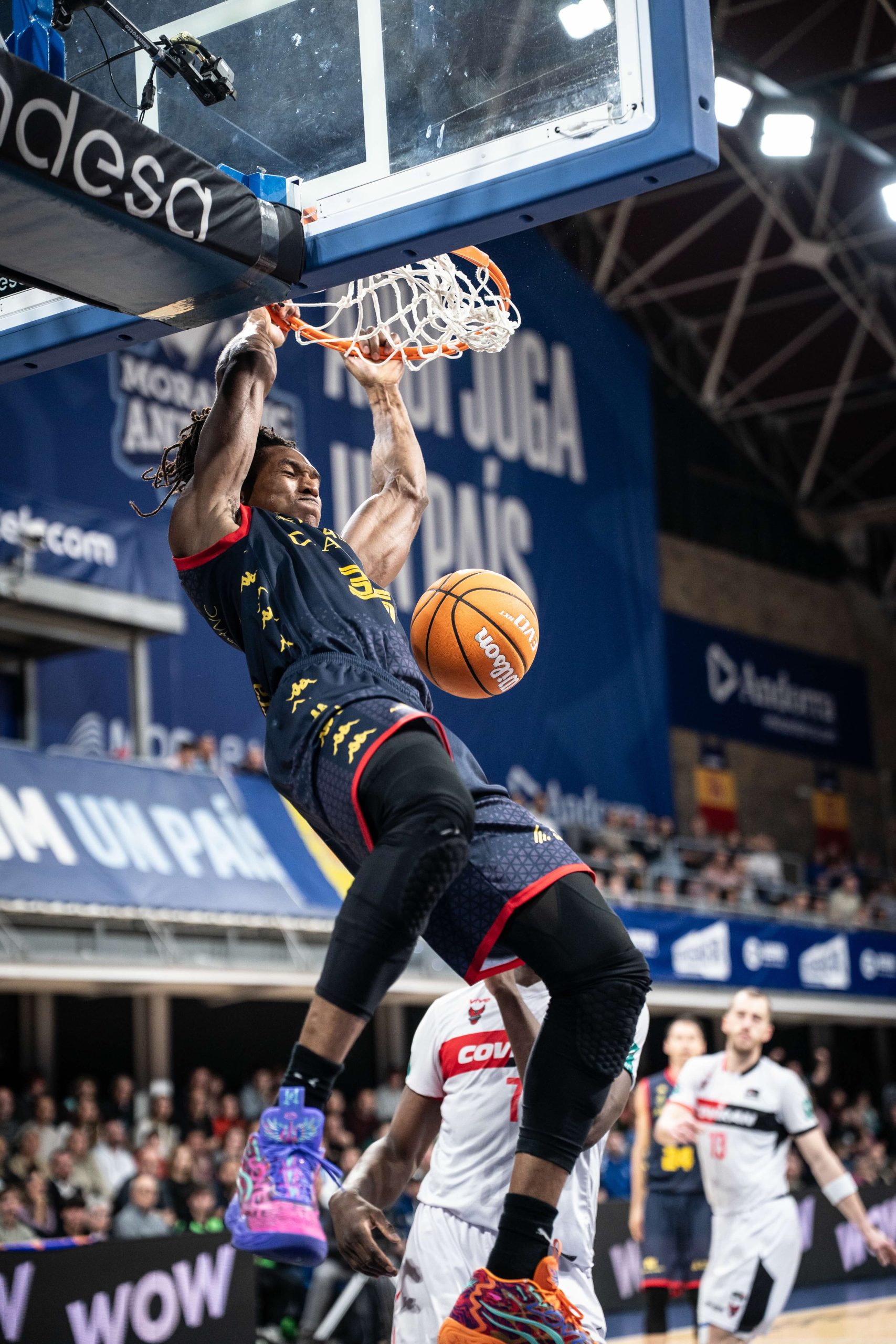 Avec plus de 21 minutes de jeu en moyenne, Pons s'impose comme un élément majeur d'Andorre. Crédits : ACB Photo.