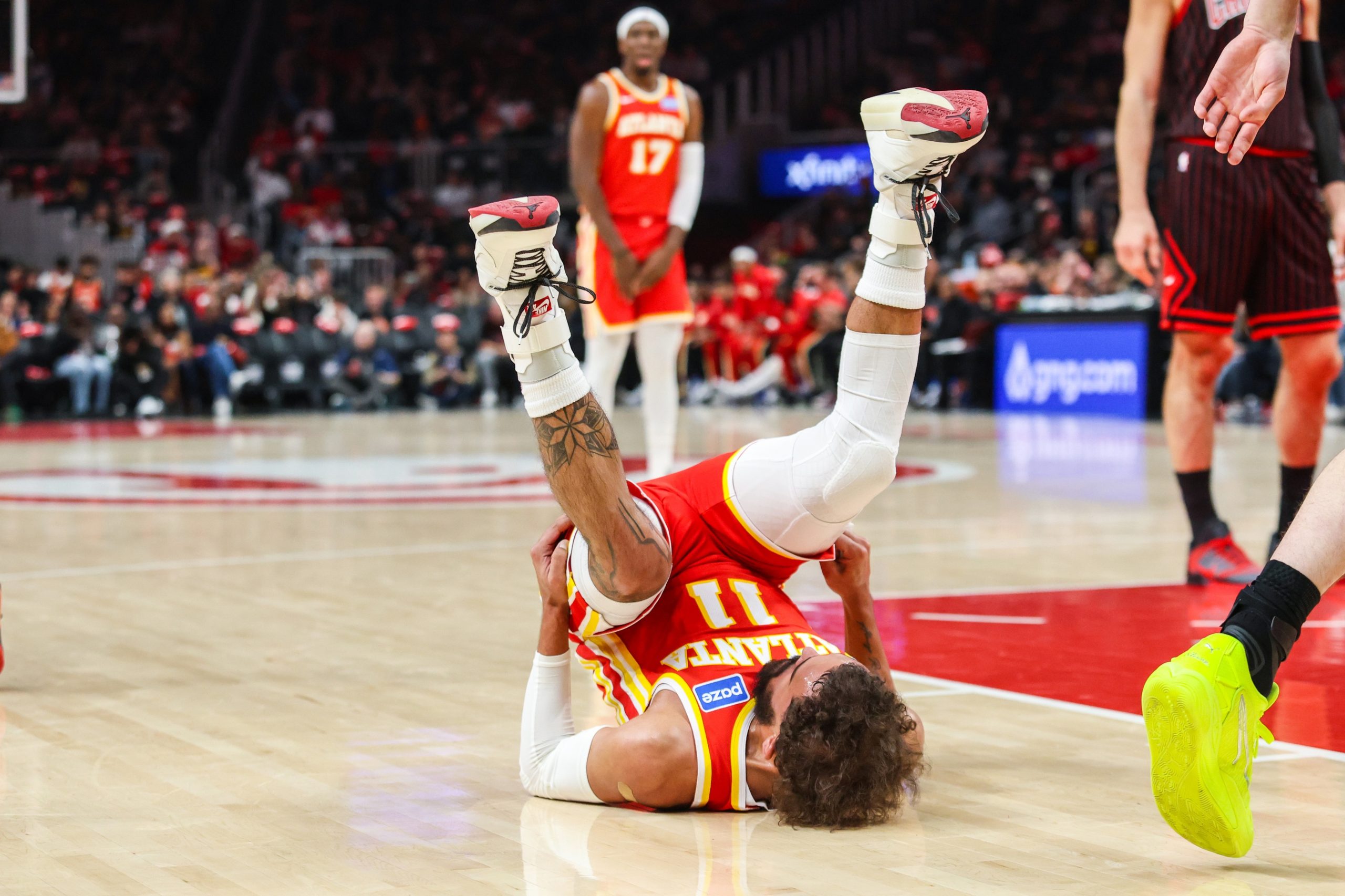 Le meneur des Hawks a été victime de plusieurs blessures cette saison