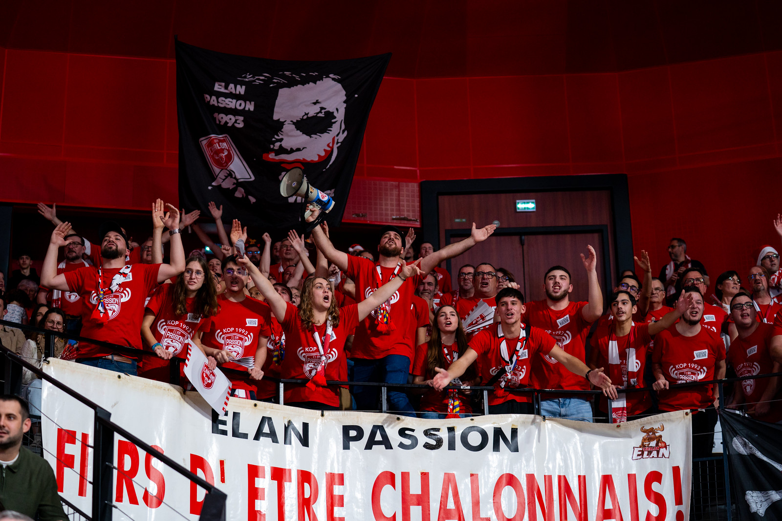 L'ambiance était électrique lors de Bourg - Chalon fin décembre