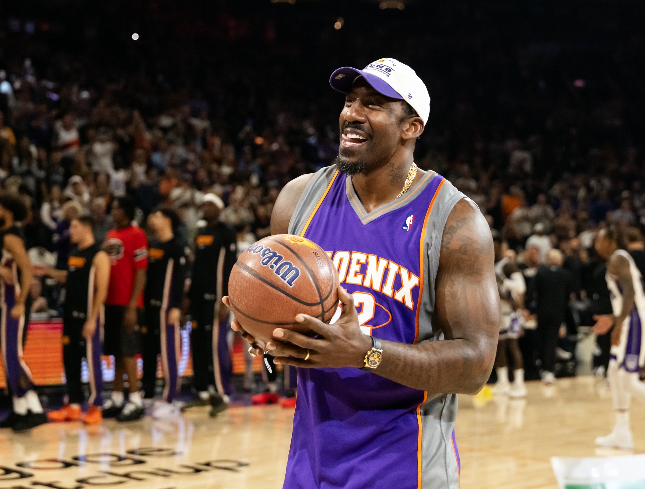 Stoudemire reste l'un des dunkers les plus spectaculaires de sa génération. Crédit photo : © Mark J. Rebilas-Imagn Images.
