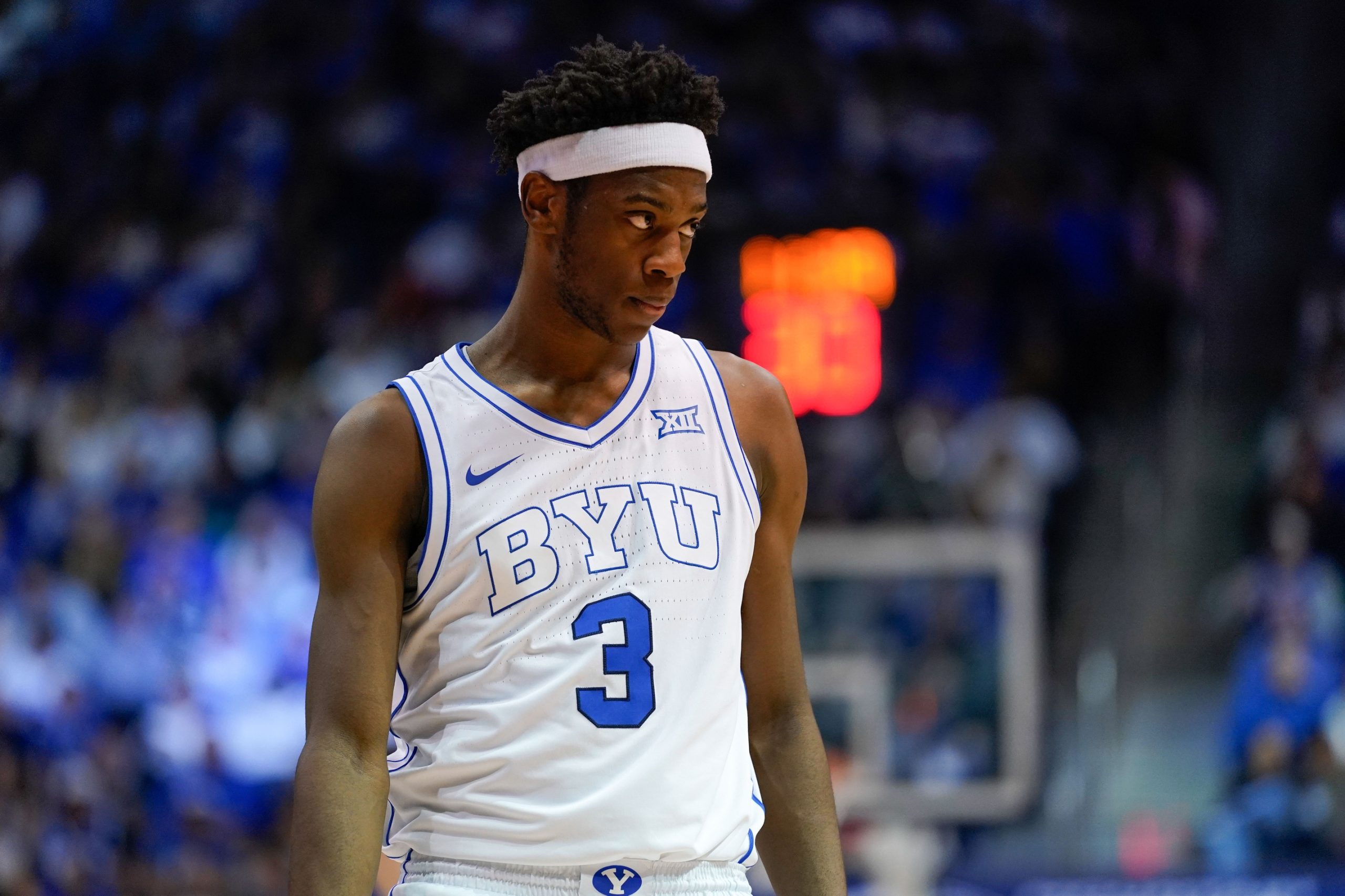 AJ Dybantsa cumule 24,4 points, 6,6 rebonds et 3,8 points avec BYU. Crédit photo : © Aaron Baker-Imagn Images