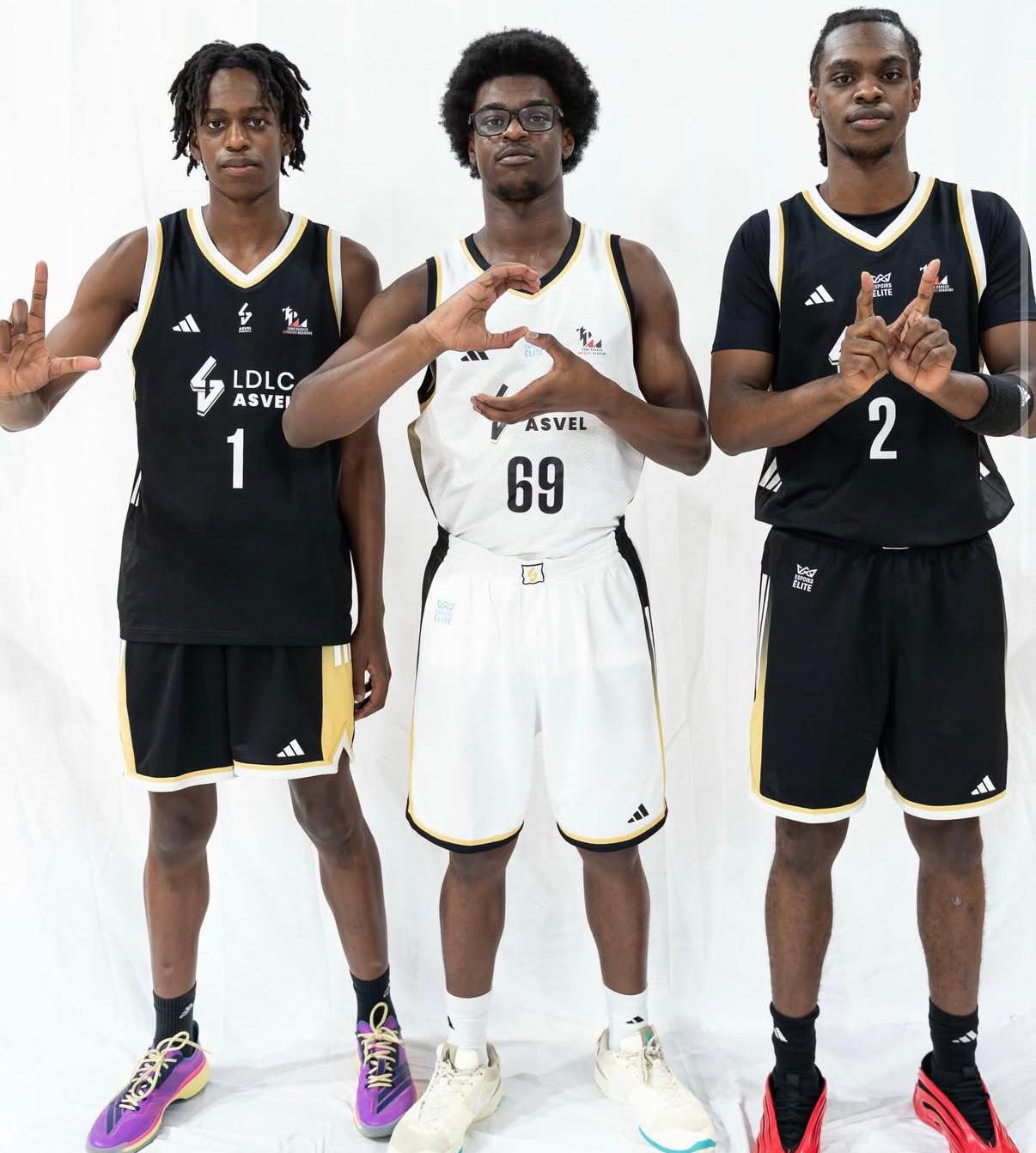The three Loussavouvou brothers are members of the ASVEL training center