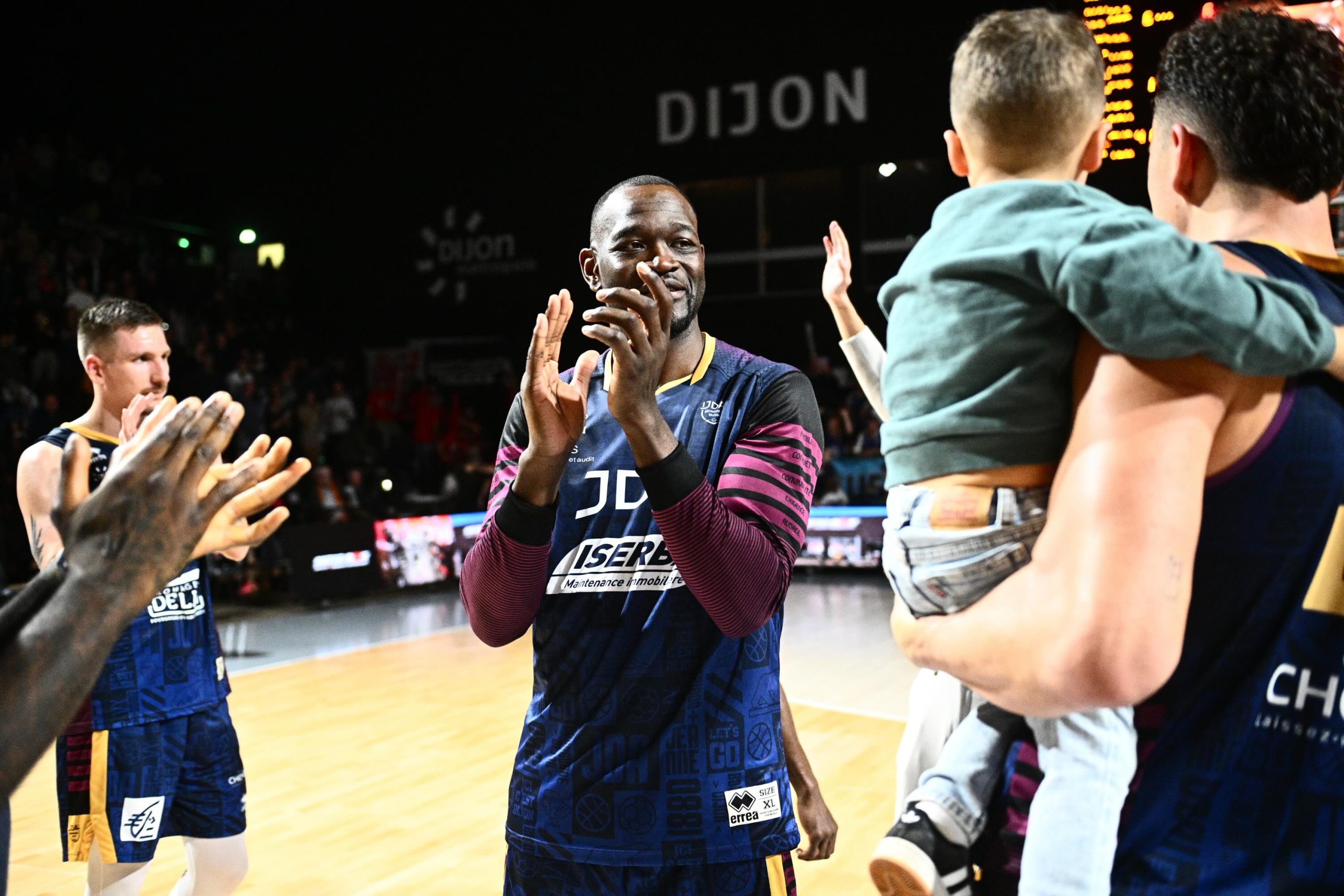 Charles Kahudi sous les couleurs de la JDA Dijon cette saison. Crédit photo : Foxaep.