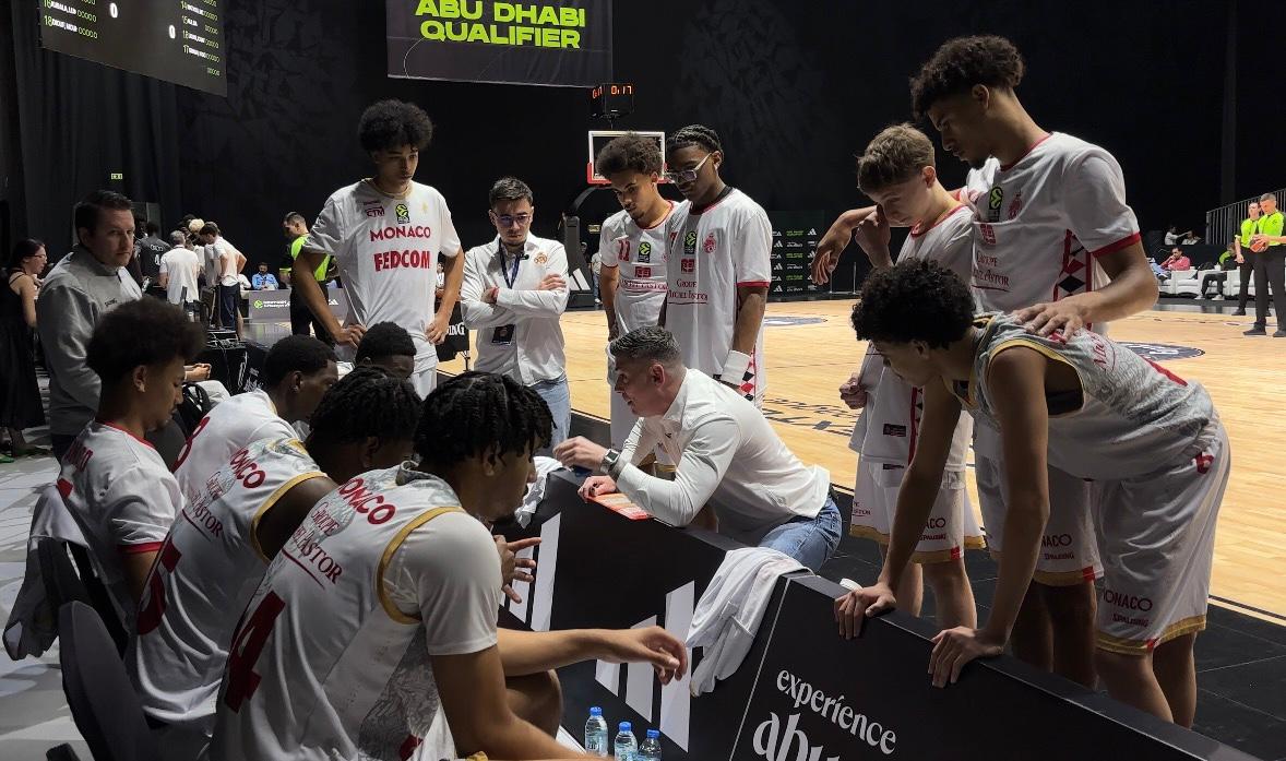 Les U18 de l'AS Monaco Association en plein match lors de l'ANGT (photo : AS Monaco Association)