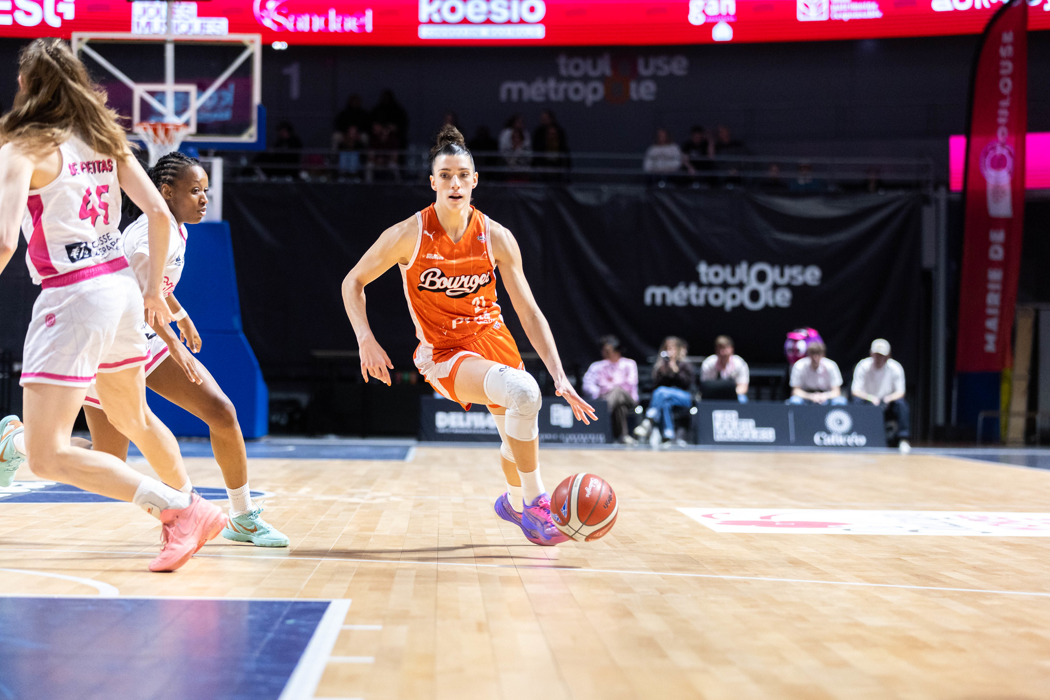 Laëtitia Guapo, ici contre Toulouse, devrait désormais jouer pour le TMB