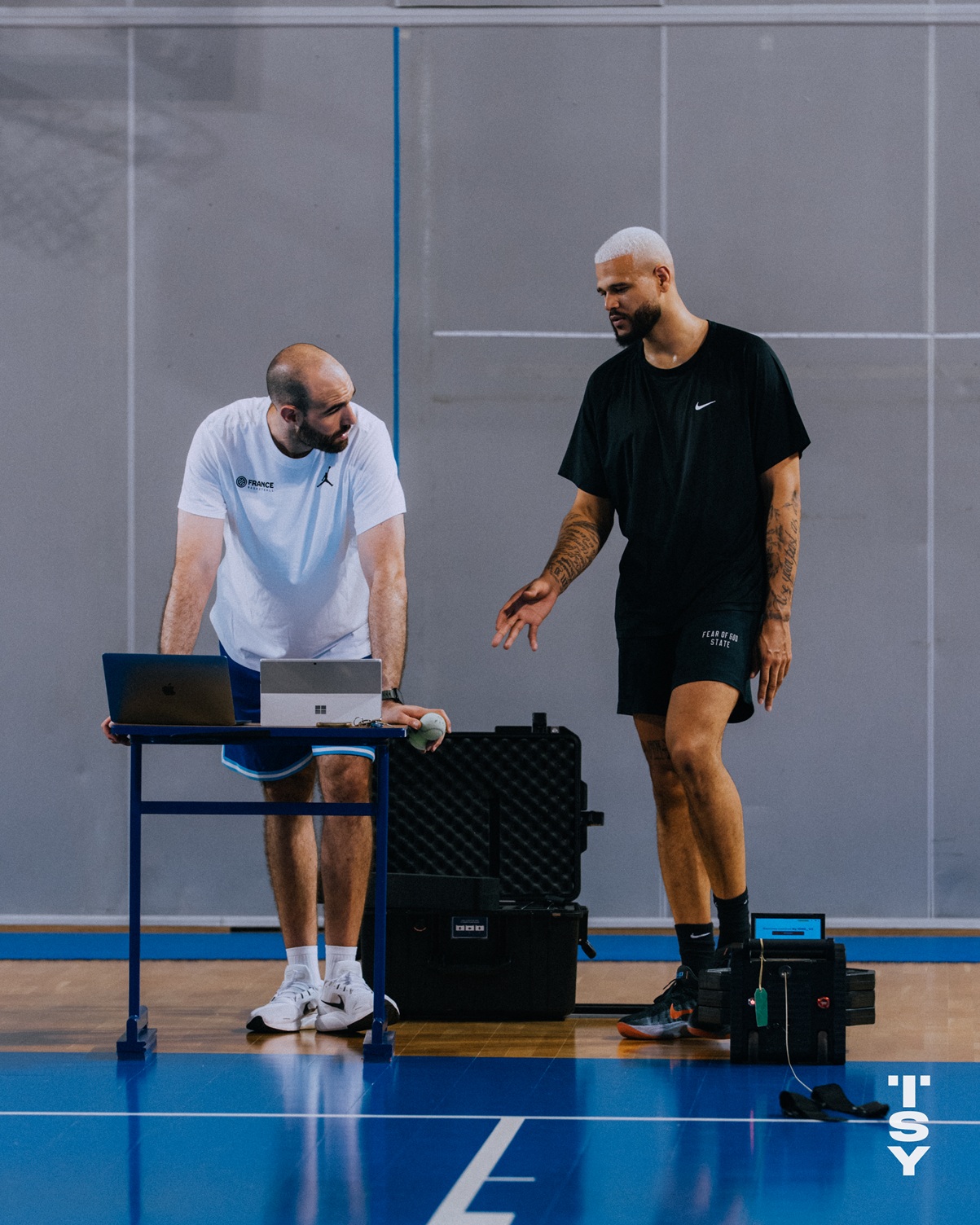 Yannis Irid en pleins travaux à l'INSEP